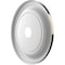 Ekena Millwork Traditional PVC Medallion (Canopies up to 13 1/2"), 22"OD x 3 1/2"ID x 1 1/2"P, Metallic Rustic Mist CMP22TRERU - alternate 4